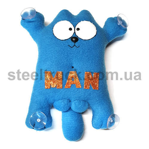 

Кот игрушка MAN (на лобовое стекло), бирюзовый