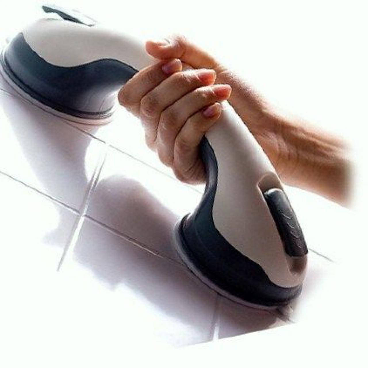 

Ручка поручень Helping Handle на вакуумных присосках для ванной, Белый