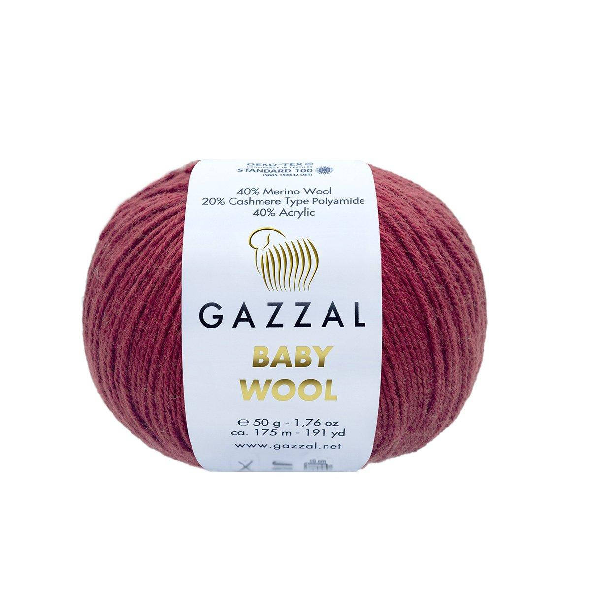 

Gazzal Baby Wool № 816 вишня