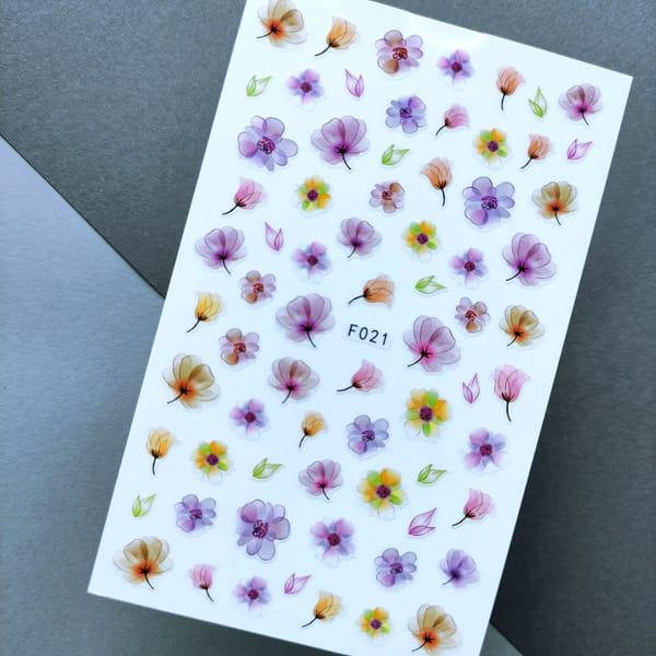 

Наклейки для дизайна ногтей F021