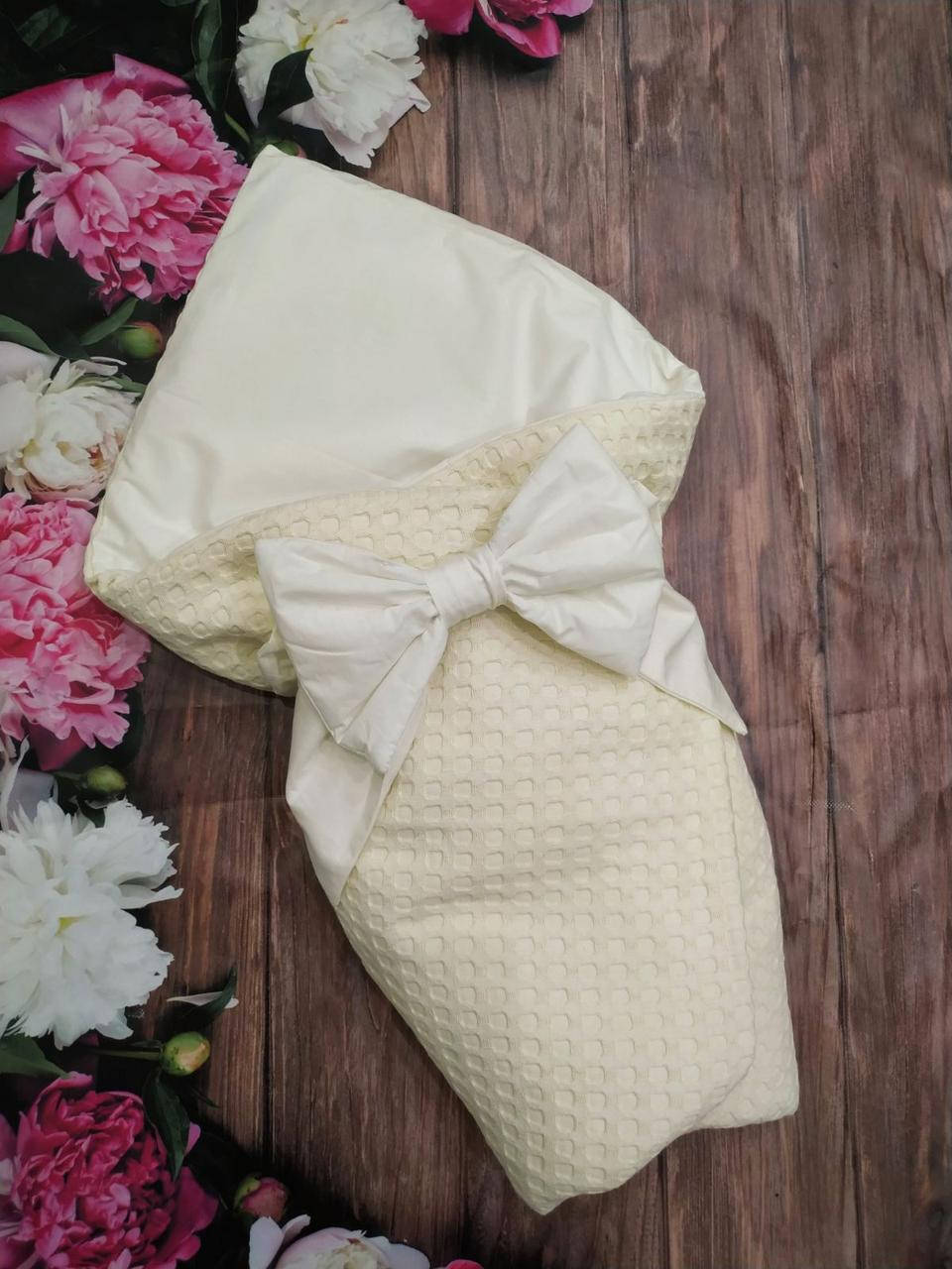 

Детский летний конверт на выписку, конверт-одеяло (ВЕСНА / ЛЕТО), конверт-плед для новорожденного