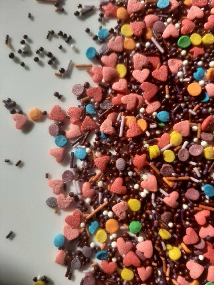 

Посыпка сахарная микс , смесь,.