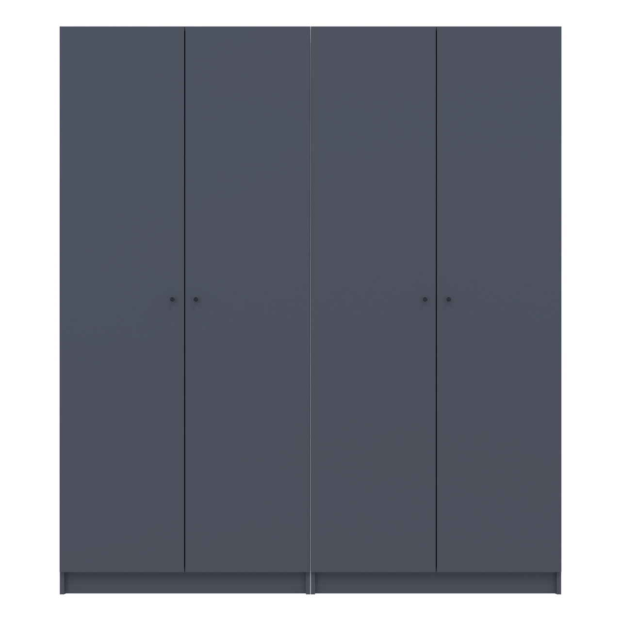 Комплект Doros Промо з полицями Графіт 2+2 ДСП 180х48х204 (44900289) 2