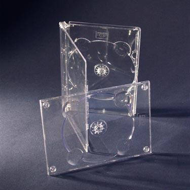 

Бокс для 1 DVD диска Clear super Jewel (стекло )