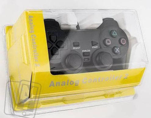 

Геймпад PlayStation 2 PS2, вибро Черный