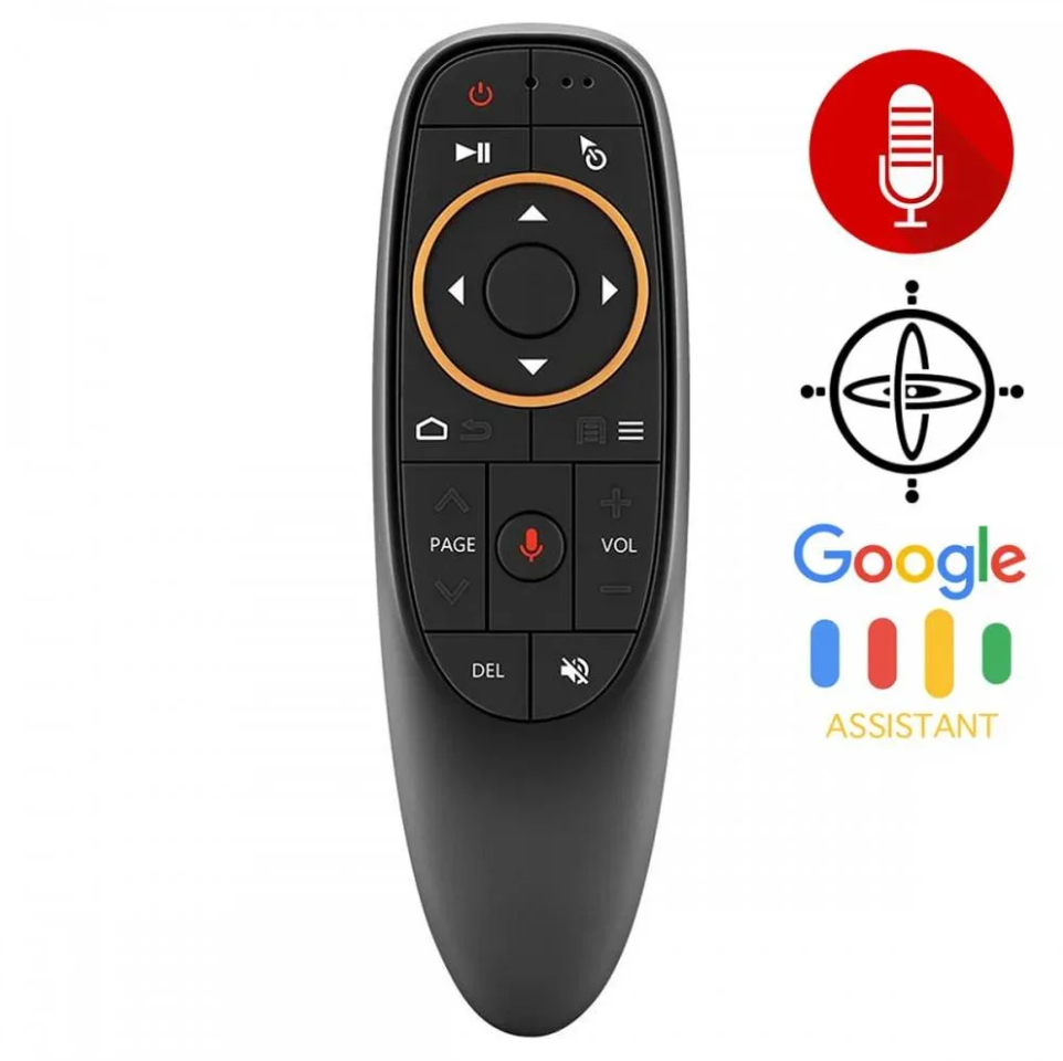 

Аеропульт (аеромышь) Air Mouse G10S с голосовым управлением и гироскопом, Черный