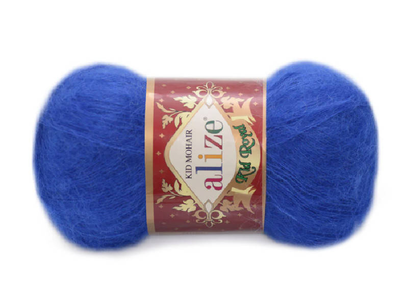 

Alize Kid Mohair50, Василек №141, Синий