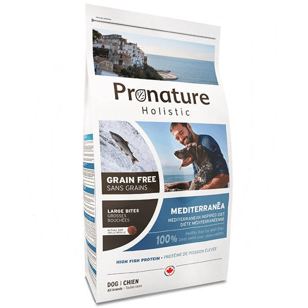 

Pronature Holistic Mediterranea Large Bites беззерновой сухой корм для собак 12 кг