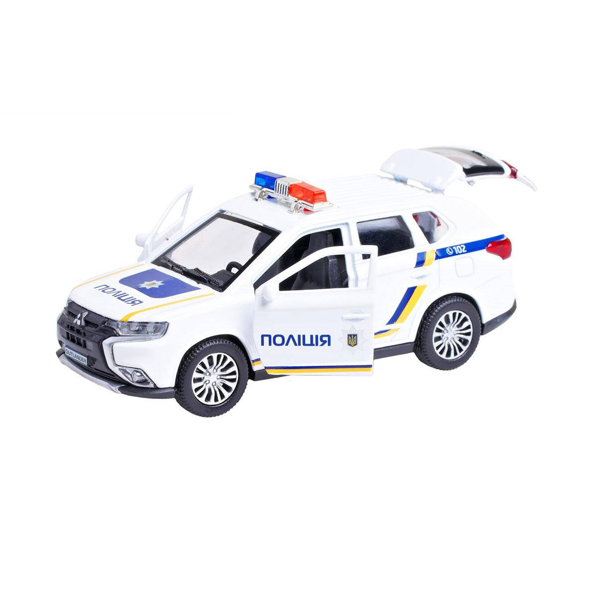 

Автомодель, инерционная машинка полиция - Mitsubishi Outlander Police Technopark OUTLANDER-POLICE