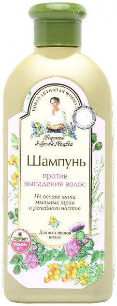 

Шампунь Сбор Против выпадения волос Рецепты Бабушки Агафьи, 350 мл