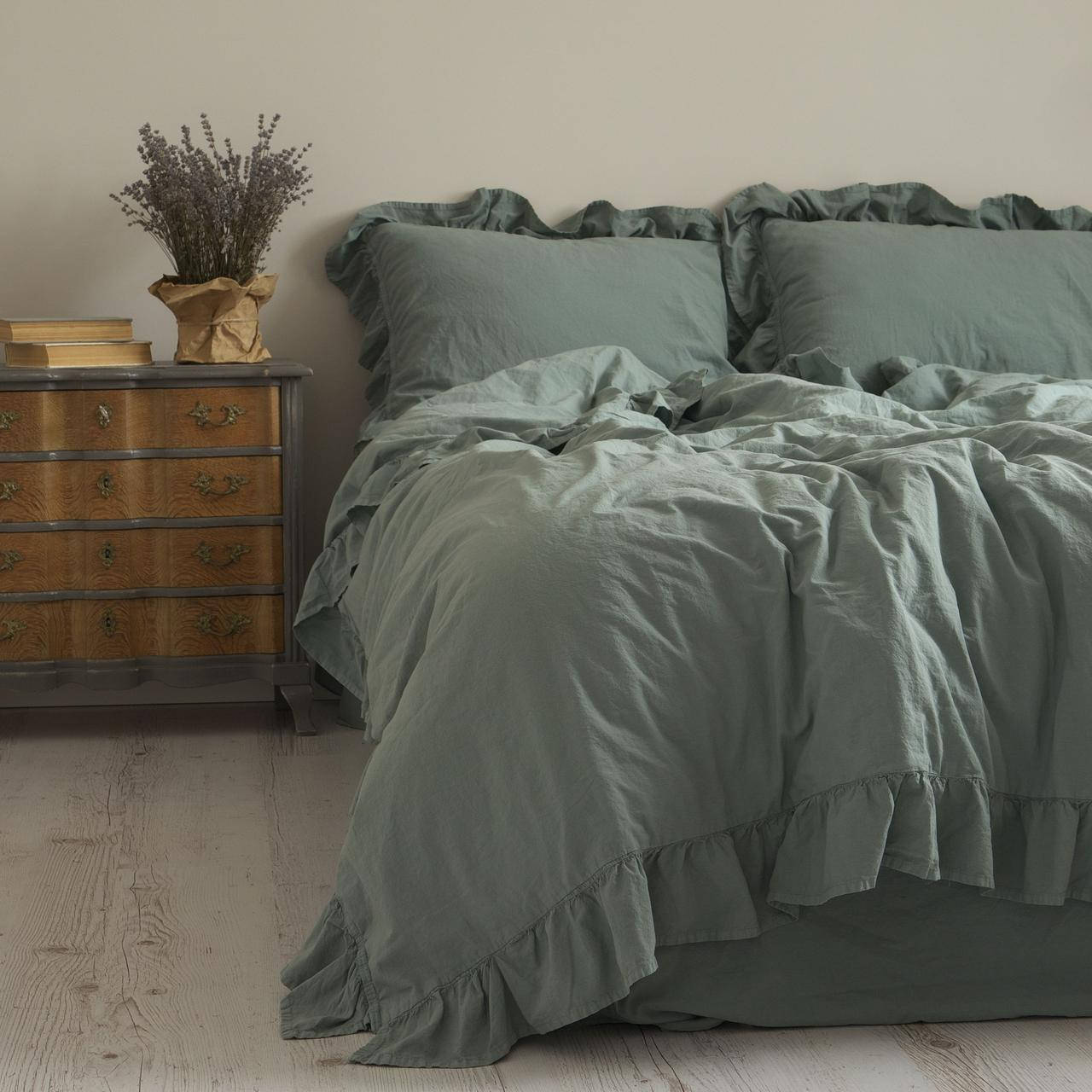 

Комплект постільної білизни 200x220 Limasso NATURAL GREEN Exclusive (800509), Зелёный