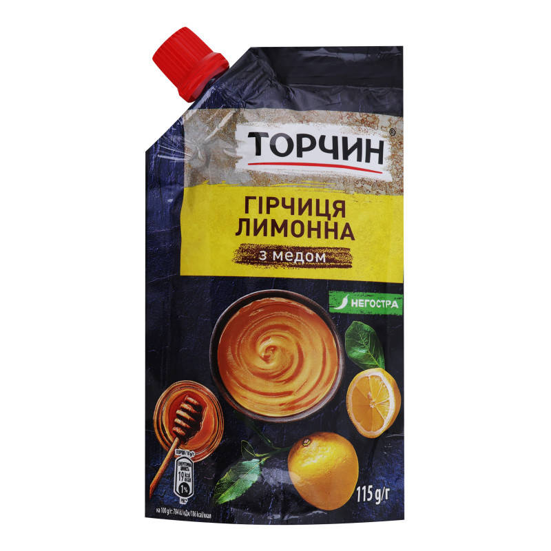 

Горчица Торчин Лимонная с медом 115г