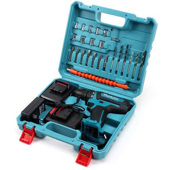 

Набором инструментов 24 ед. Шуруповерт Makita 24V