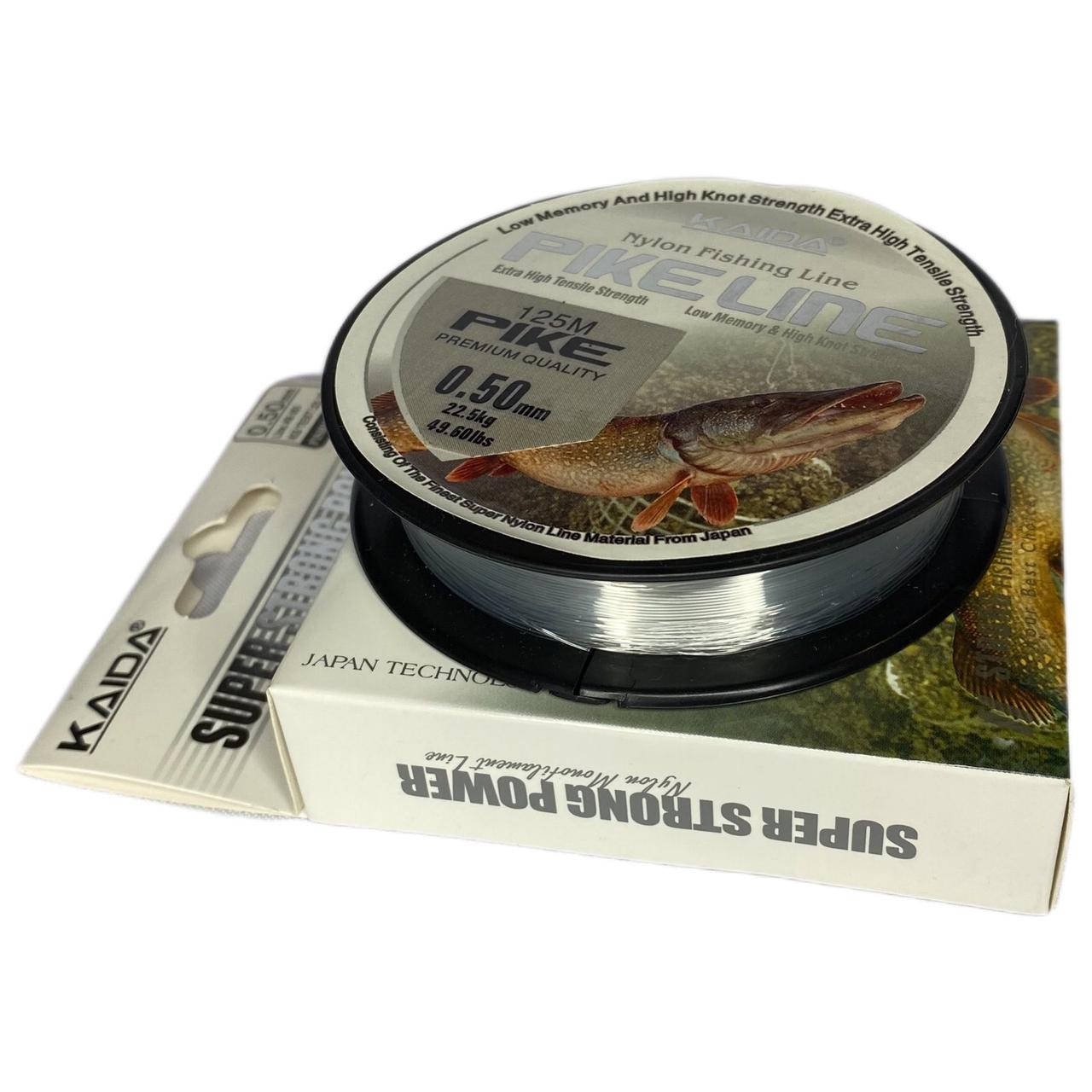 

Леска Kaida Pike Line (0.50 mm) 125 m, Прозрачный