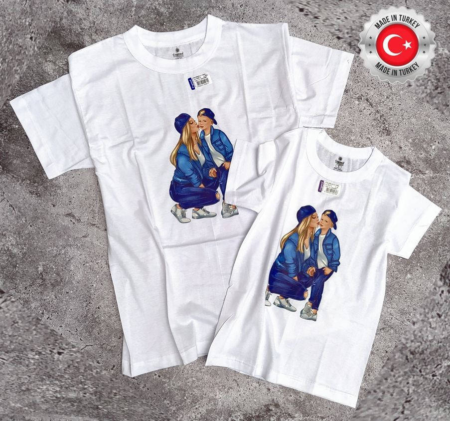 

Футболки Family Look мама и сын