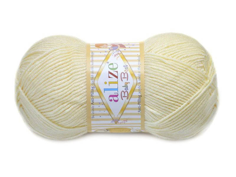 

Alize Baby Best, Кремовый №01, Молочный