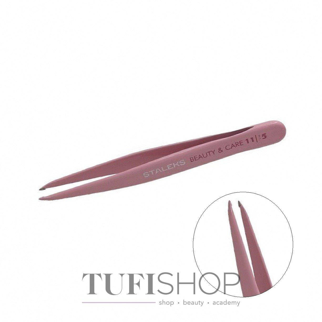 

Пинцет для бровей Staleks Beauty & Care 11 Type 5 (точечный)
