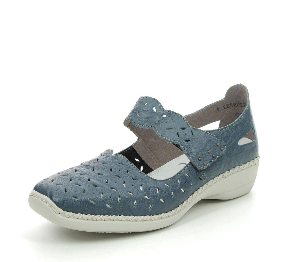 

Туфли женские Rieker 41377-12 40, Голубой