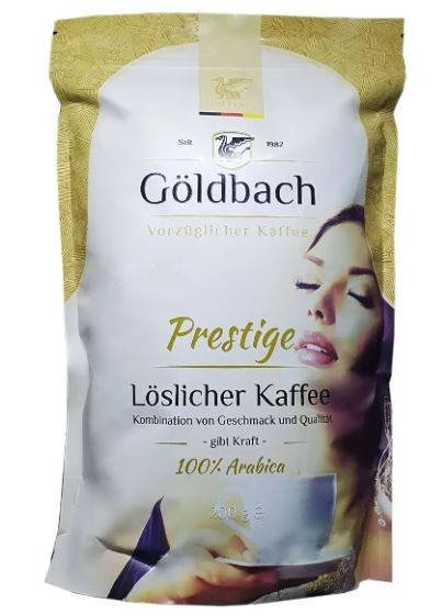 

Кофе растворимый Goldbach Prestige 100% арабика м/у 200 гр