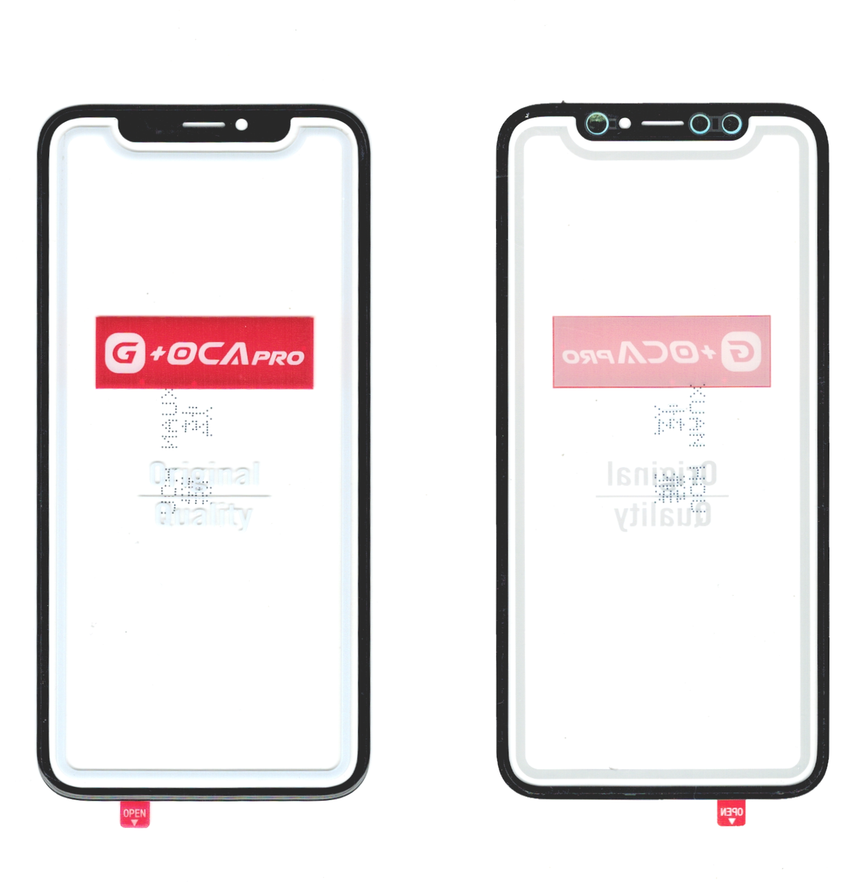 

Стекло для переклейки дисплея Iphone X/XS c OCA пленкой 1:1 оригинал G+OCA Pro