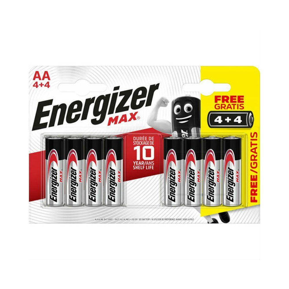 

Батарейка Energizer MAX AA LR6 8шт на блистере