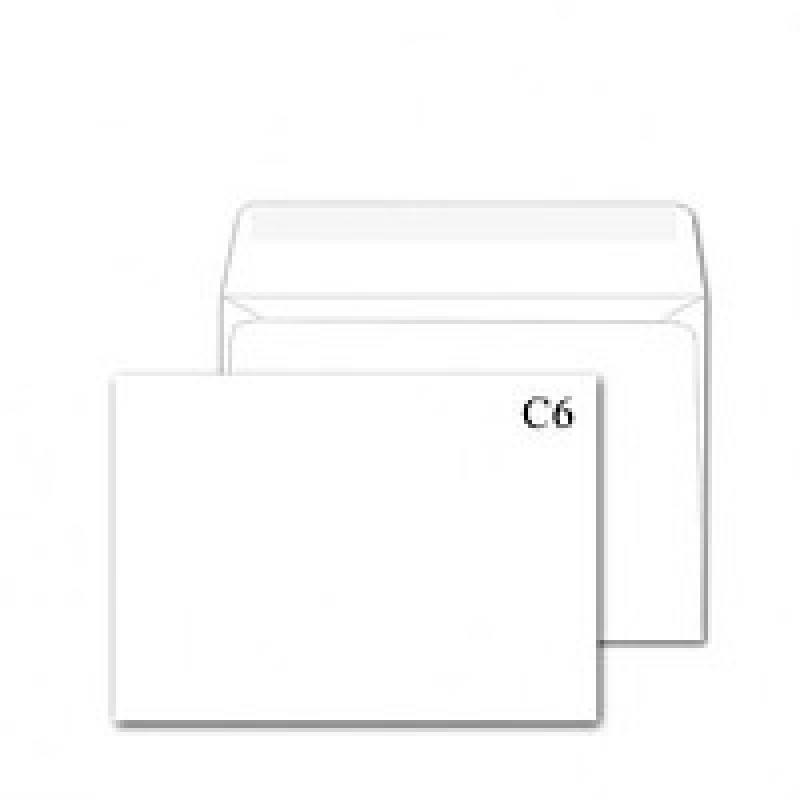 

Конверт С6 (А6) самоклеющийся, Белый