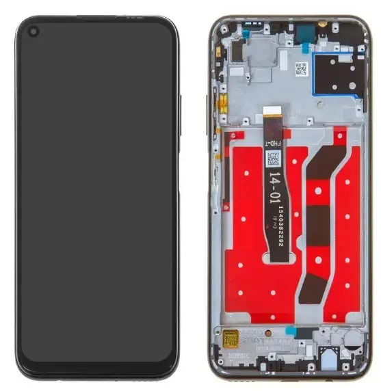 

Дисплей Huawei P40 Lite модуль в сборе с тачскрином, черный, с рамкой, HC