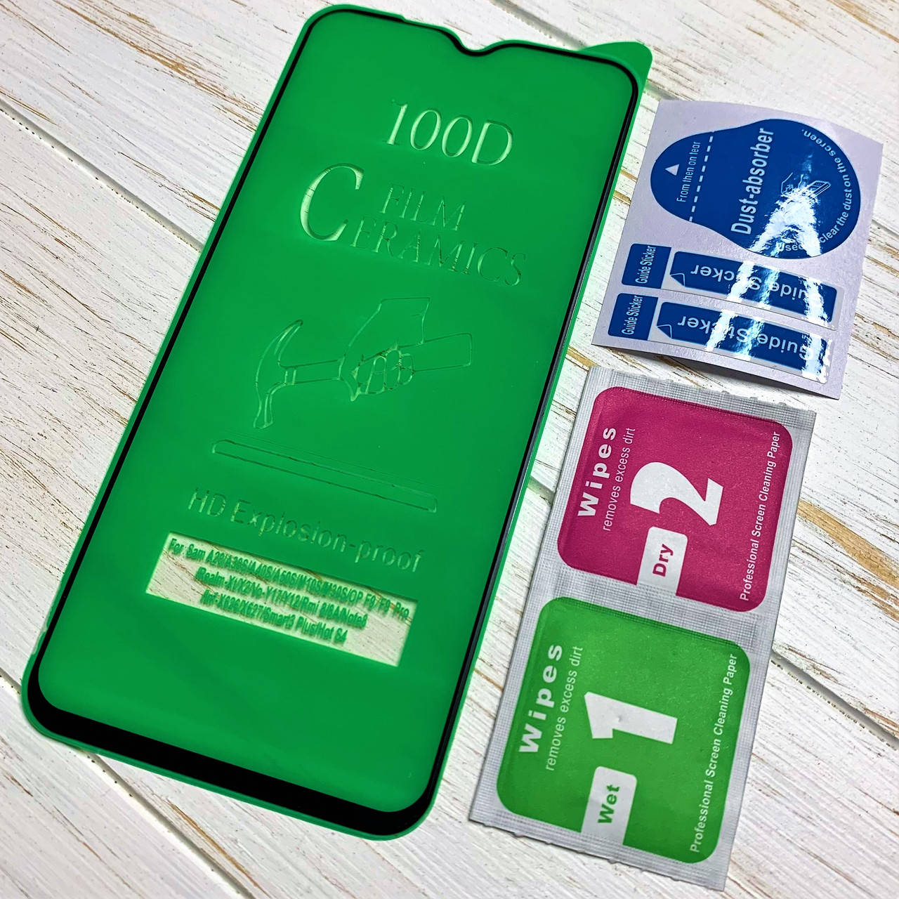 

Керамическое защитное стекло для Xiaomi Redmi 8 Ceramic чёрное, Прозрачный