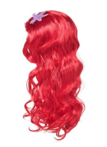 

Красный карнавальный парик русалочки Ариэль русалки