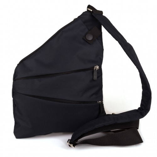 

Сумка Cross Body водоотталкивающая (рюкзак через плечо) мессенджер, кобура Черная