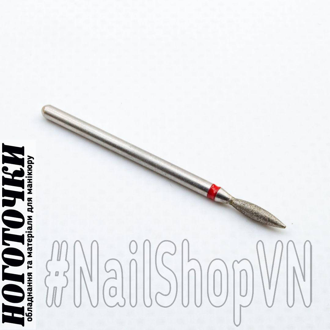 

Фреза алмазная пламя 021 8mm мелкий абразив