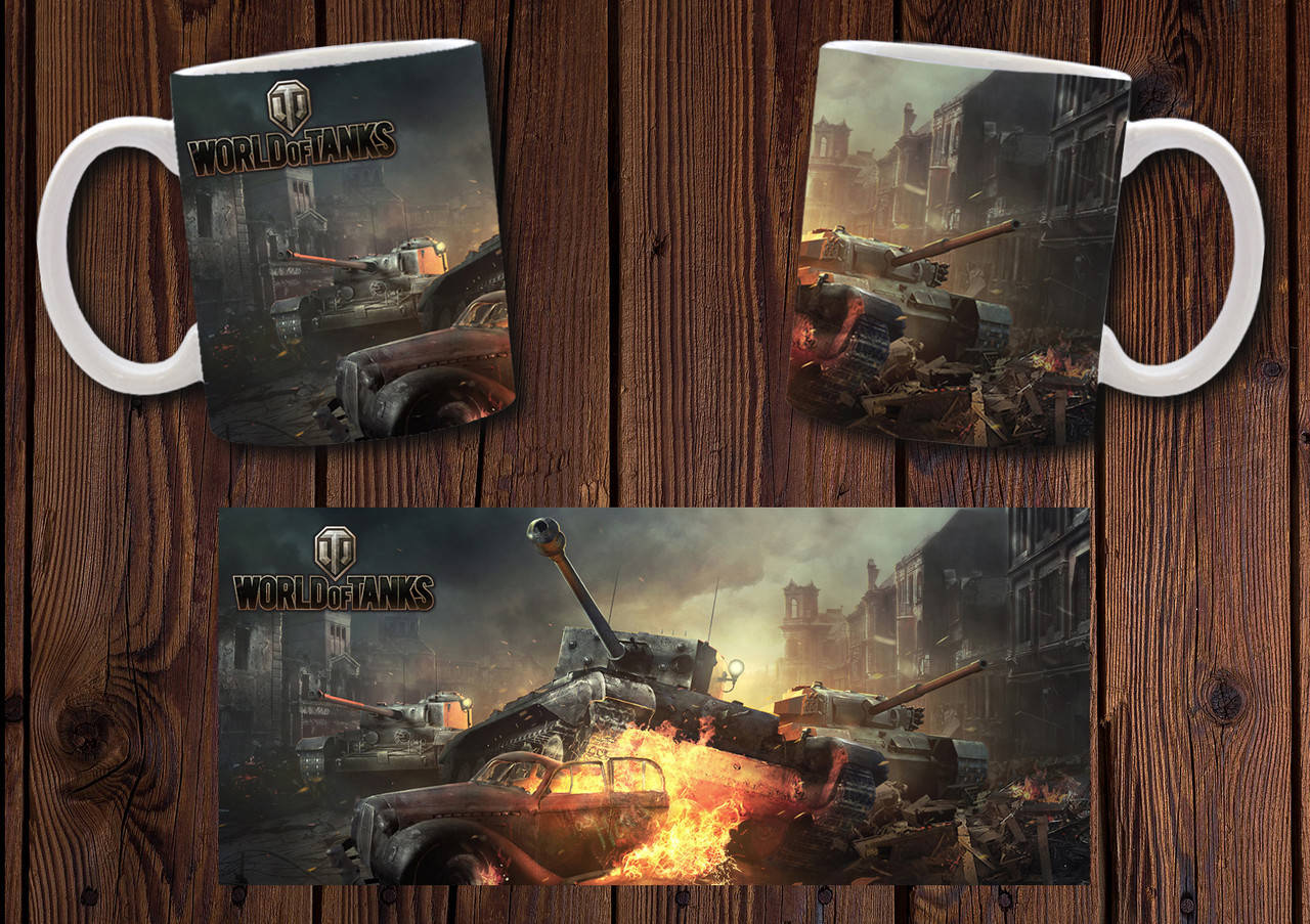 

Чашка "World of Tanks" / Кружка Мир Танков №11, Белый