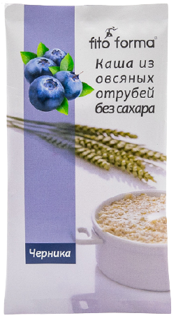 

Каша из овсяных отрубей Fito Forma без сахара с Черникой (40 грамм)