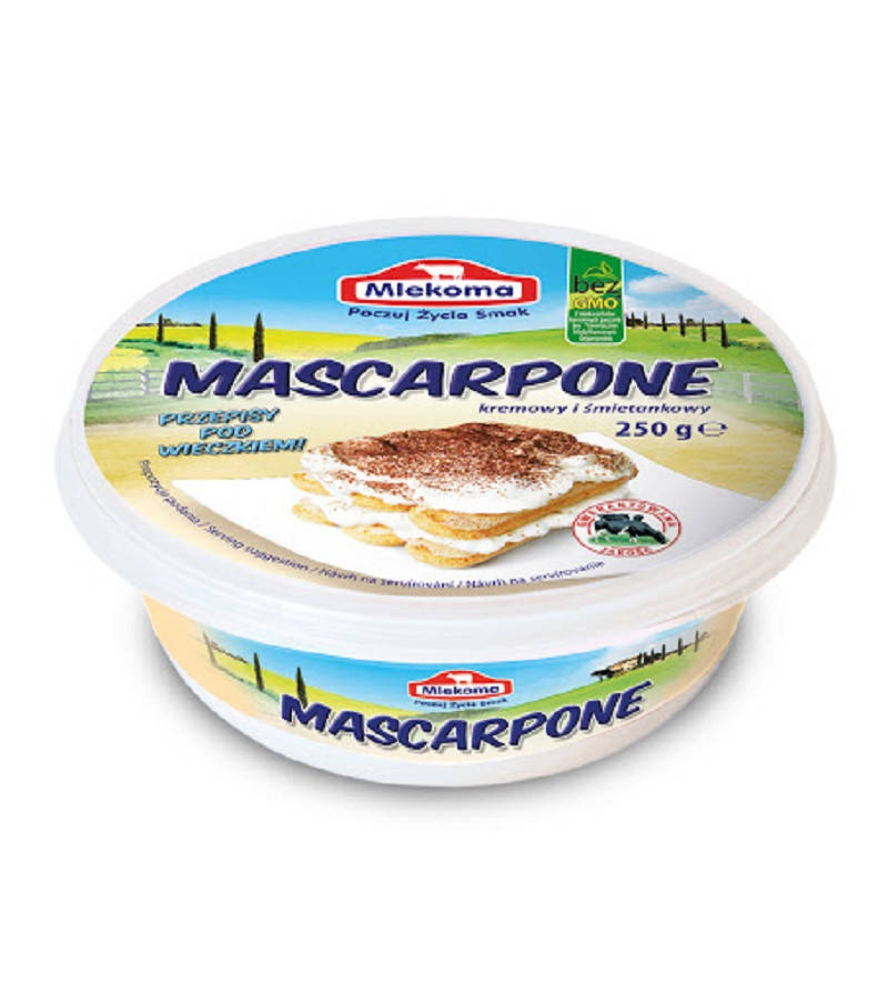

Сыр Маскарпоне "Mlekoma" фасовка 0.25 kg