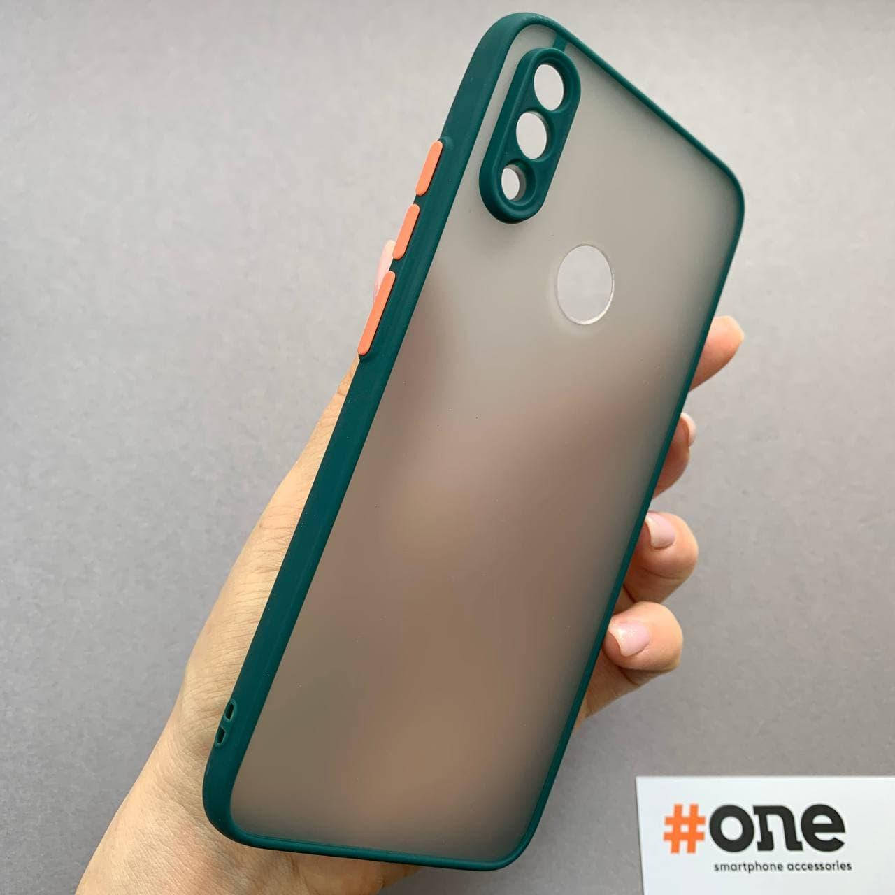 

Чехол для Xiaomi Redmi Note 7 с цветными кнопками матовый чехол на телефон сяоми редми нот 7 зеленый TCB, Зелёный