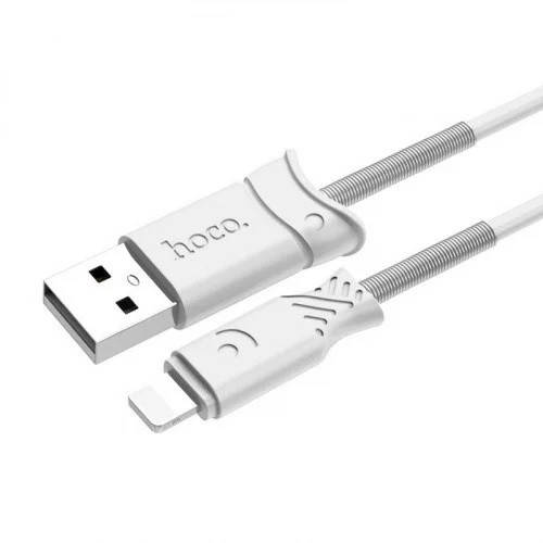 

Кабель USB Hoco X24 Pisces Lightning White 1m, Белый