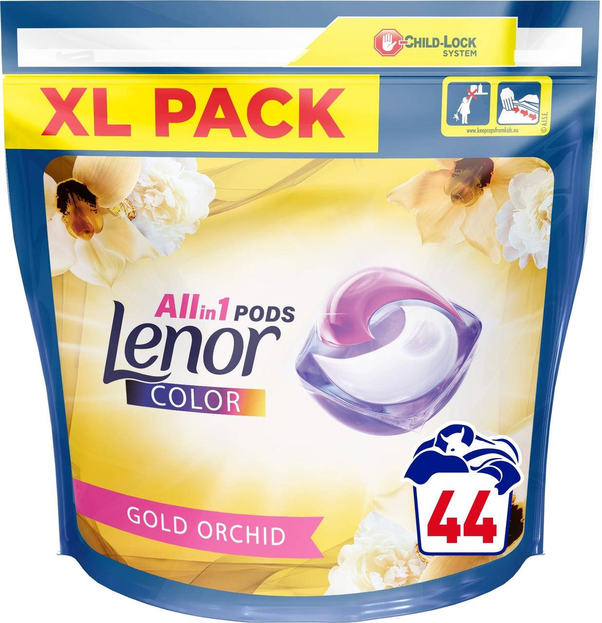 

Капсулы для стирки цветного Lenor Pods 3 в 1 44 капс
