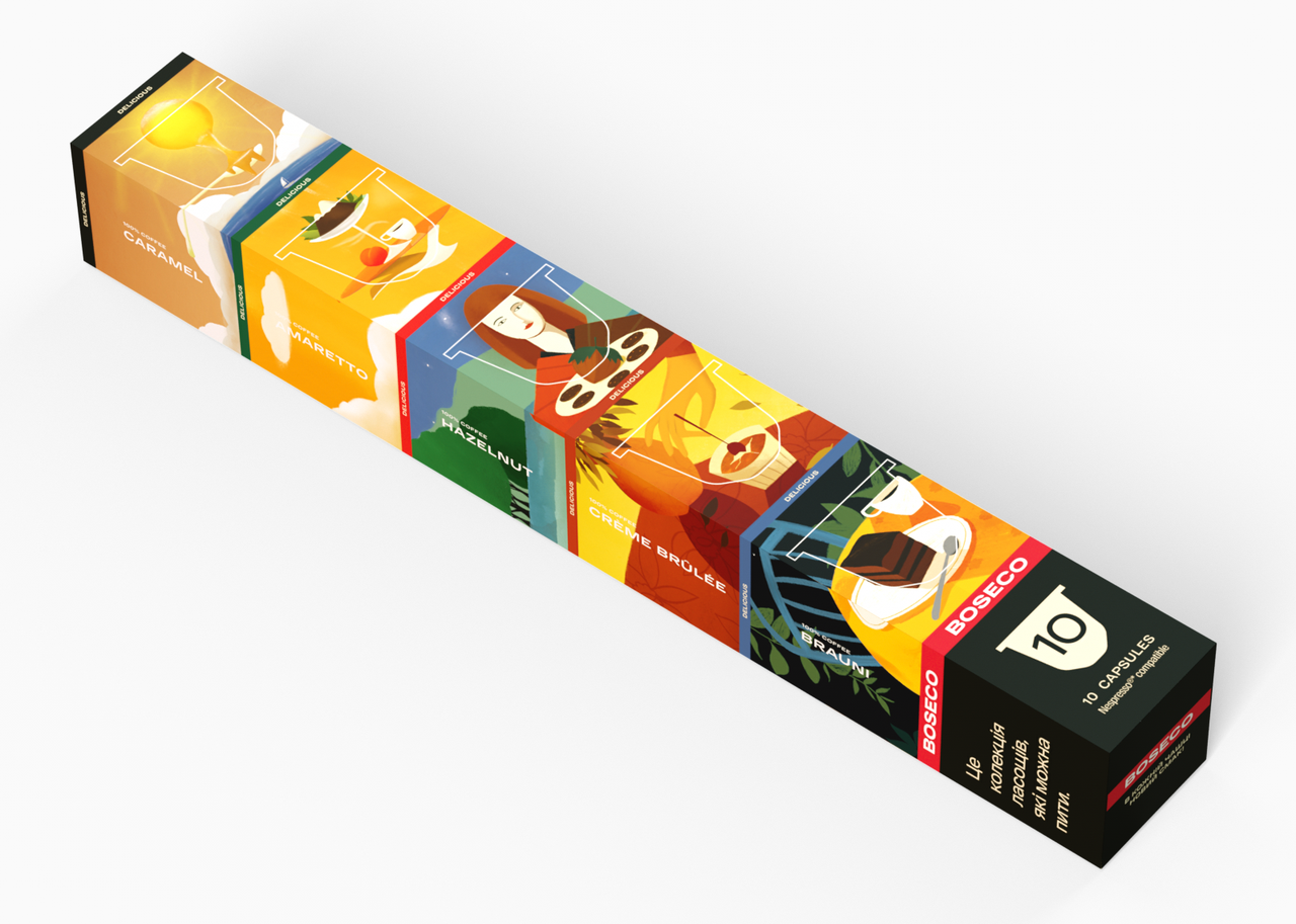 

Кофе в капсулах Nespresso Boseco Delicious 10шт