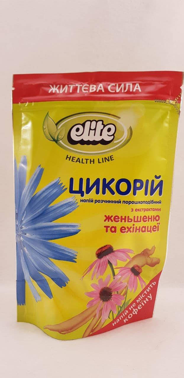 

Напиток растворимый Elite Health Line Цикорий с женьшенем и эхинацеей 100г