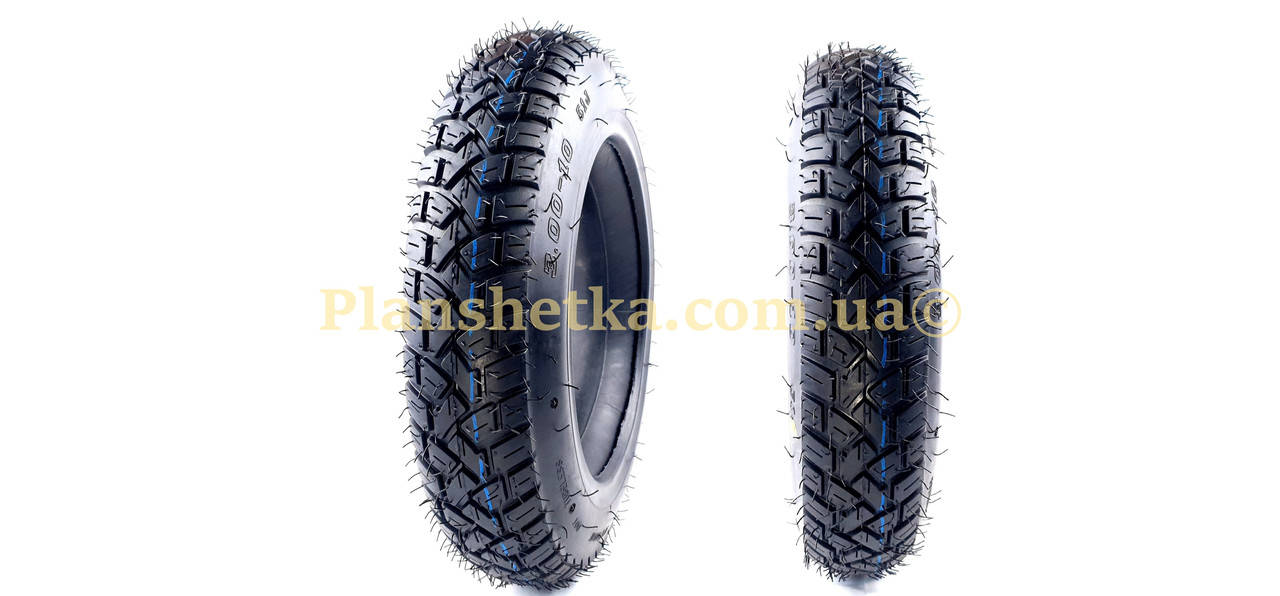 

Резина на скутер 3.00-10 с камерой всессезонка, 6 PR, к.177(124)