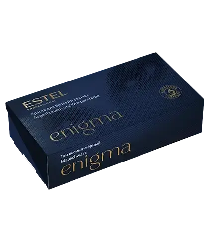 

Краска для бровей и ресниц иссиня черный Estel Enigma