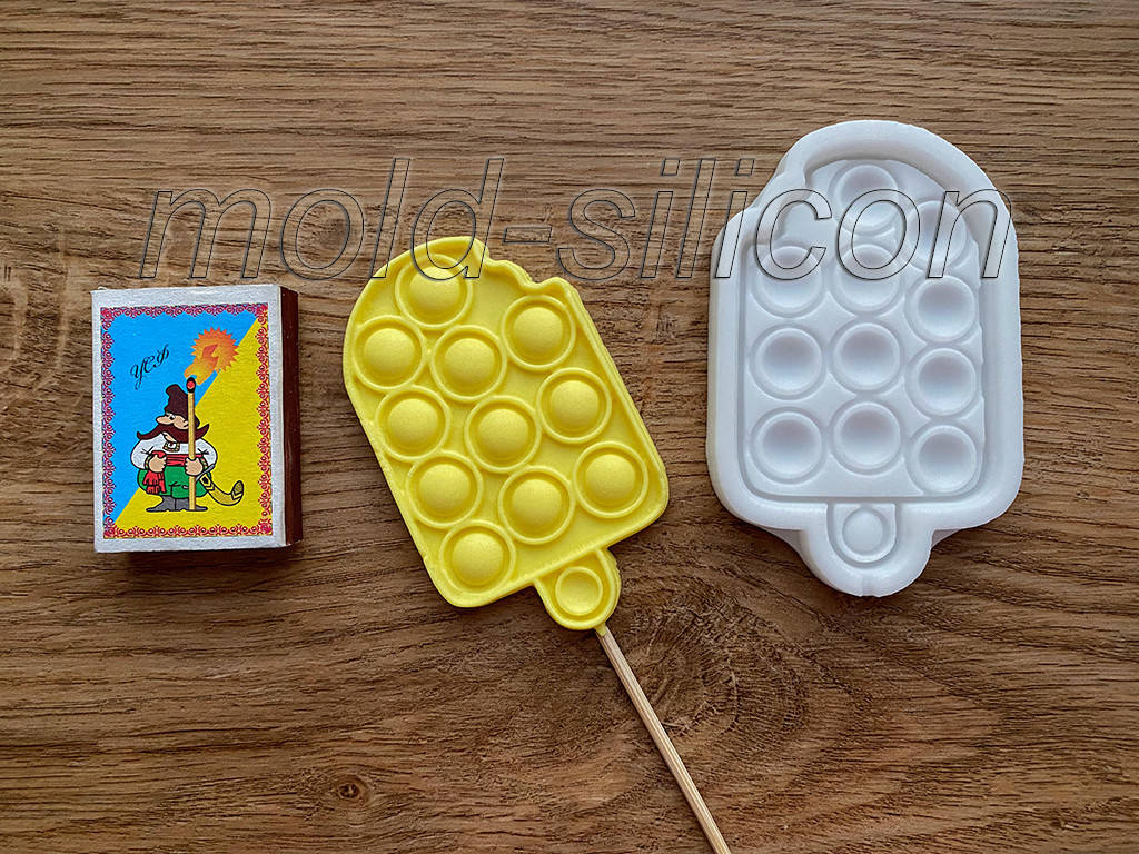 

Силиконовый молд "Поп-ит Мороженое"