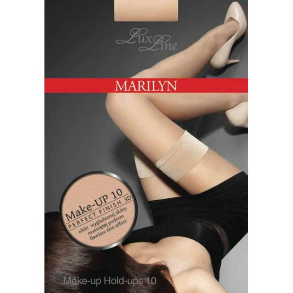 

Чулки MARILYN EXCLU MAKE-UP 10 ден, Польша, 3D M/L; S/M; XL, S/M черный, черный; glace; visone