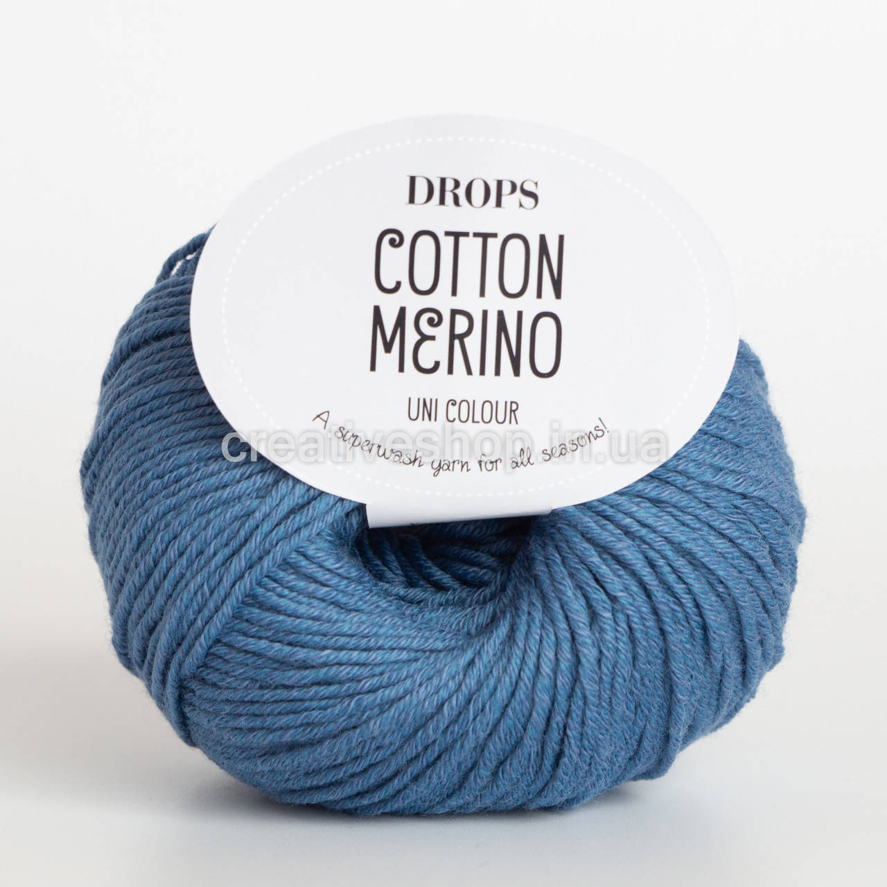 

Пряжа DROPS Cotton Merino (цвет 16 jeans blue)