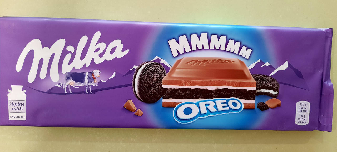 

Шоколад Milka с печеньем Oreo молочный 300 г