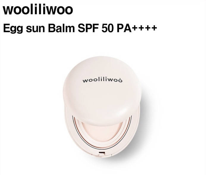 

Солнцезащитная тонирующая база-кушен Wooliliwoo Egg Sun Balm Spf 50+/pa++++ (16g)