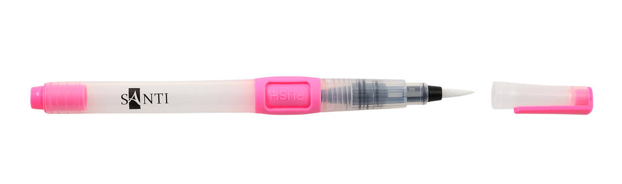

Кисть Santi brush pen круглая с резервуаром №2 (small) Santi Highly Pro. код: 310842