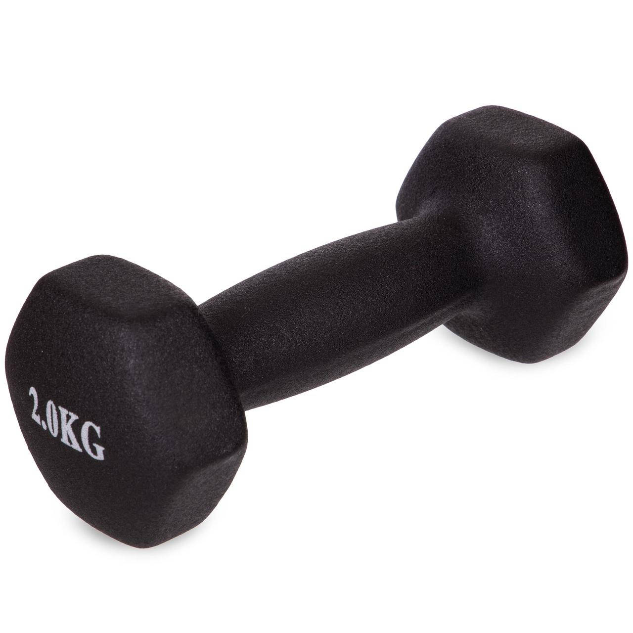 

Гантели для фитнеса с неопреновым покрытием 2 кг Fitnessport VDD-02-2k