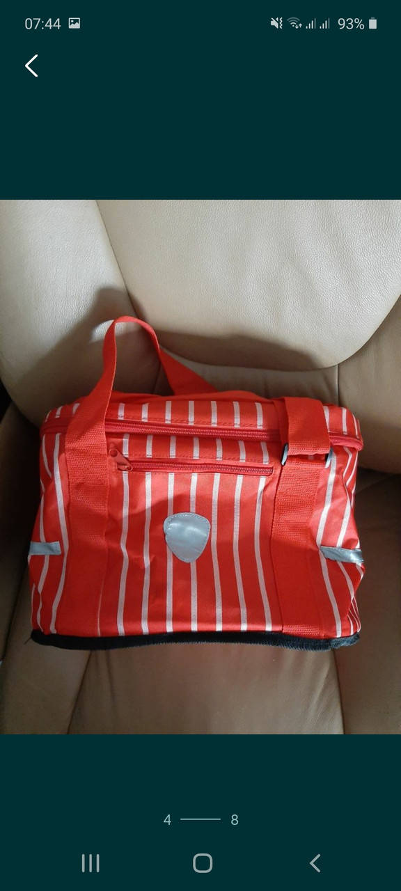 

Велосипедная сумка с креплением TOPMOVE Германия цвет синий и красный