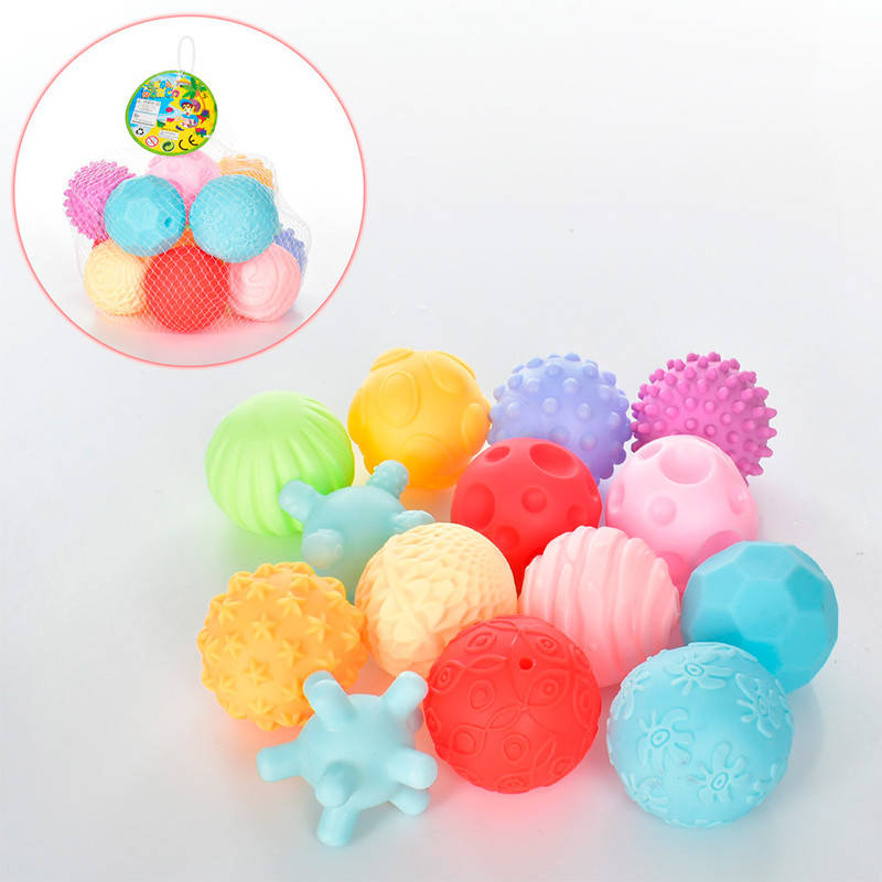 

Набор тактильных мячиков A014, 14 шт